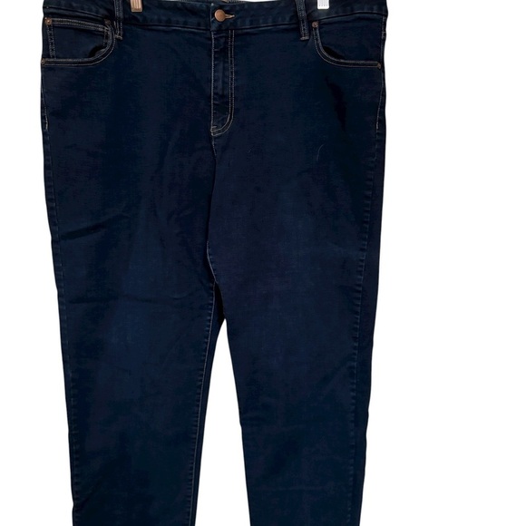Coldwater Creek Denim - Coldwater Creek Dark Blue Denim Bootcut Pants 22W